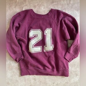 Vintage 70s number 21 crewneck S